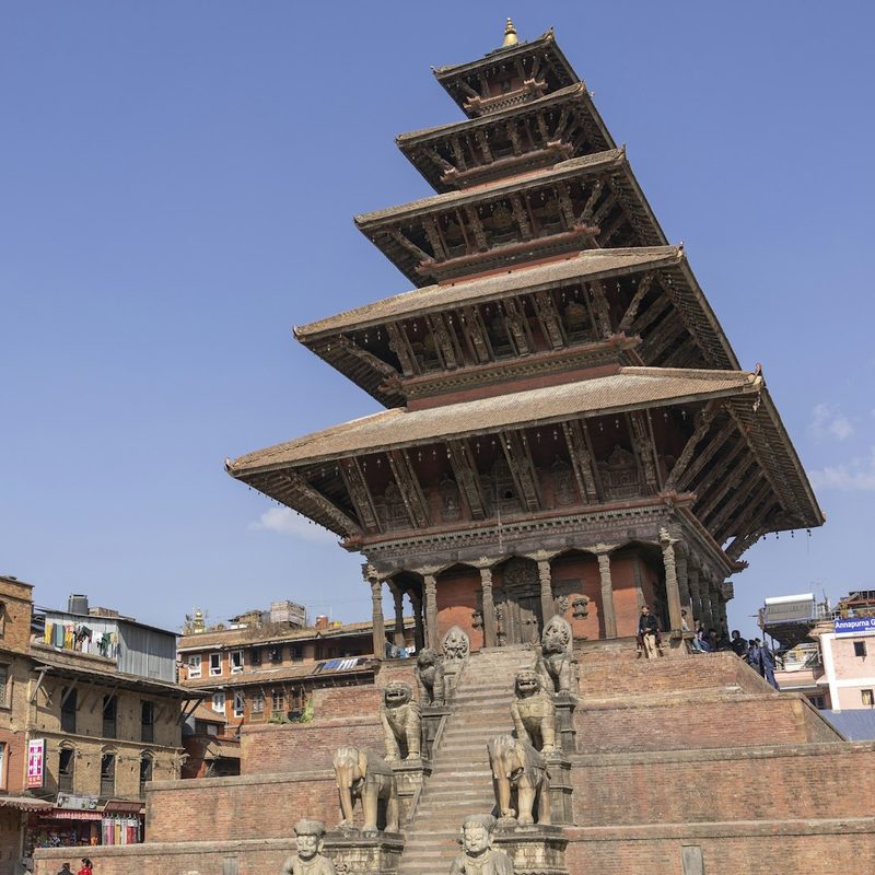 Five-storey Nyatapola temple in Bhaktapur